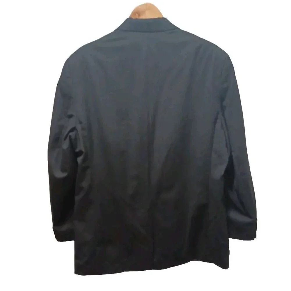 Lauren Ralph Lauren Black wool 2 button Blazer jacket. Size 44R.